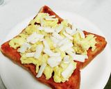 朝食に簡単☆ふわふわ卵ト—スト作り方5写真