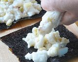 はんぺんと茄子、海老をあわせて蒲焼風に♪作り方4写真