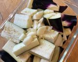 レンチンだけ♡ナスとニンニクのうま煮作り方1写真