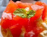 スイカに塩　ｏｎ　バニラアイス作り方5写真