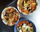 さっぱり味噌トマト味豚こま大根青椒肉絲風作り方15写真
