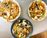 レモンスペアリブ味豚こま大根青椒肉絲風作り方15写真