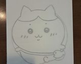 ちいかわ　ハチワレ　キャラケーキ作り方12写真