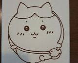ちいかわ　ハチワレ　キャラケーキ作り方13写真