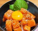 サーモンとアボカドのポキ丼作り方7写真