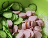 魚肉ソーセージとおからのサラダ♪柚子胡椒作り方2写真