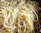 パプリカたっぷりミートソースパスタ♪夏作り方2写真