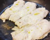 薄切り豚ロースのケチャ＆ソース重ね焼き。作り方5写真