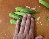 オクラと海苔のナムル作り方1写真