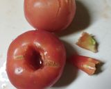 りんご酢のトマトマリネ作り方1写真