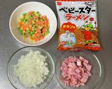 ベビースターラーメンで超簡単そばめし作り方1写真