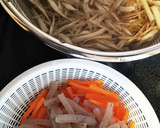 ◆作り置き♡豚肉＆お豆のきんぴらごぼう◆作り方1写真