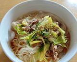 ネギ豚バラとレタスのそうめん作り方5写真