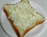 甘じょっぱい☆キャベマヨチーズトースト作り方5写真