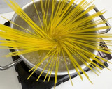 簡単レシピ☆彡しば漬けの和風冷製パスタ作り方1写真