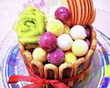 アイスの実とチョコリエールのアイスケーキ作り方4写真
