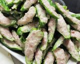 農家の食卓〜甘唐辛子の肉詰め〜作り方6写真