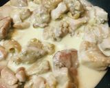 鶏肉のカマンベール＆ヨーグルトソース作り方3写真