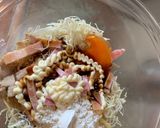カット野菜のおやつ　無水お好み焼き作り方1写真