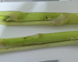 ウドのすべてを使う　きんぴらウド作り方1写真
