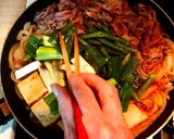 夏のすき焼き❤少量の牛肉でも満足&贅沢感作り方7写真