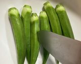 オクラ揚げ作り方1写真