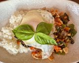 家庭菜園バジル&トマト活用ガパオライス作り方5写真