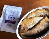 イワシ缶と即席味噌汁で♪鰯の味噌おこわ作り方1写真