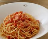 ★カニカマdeトマトクリームパスタ★作り方5写真