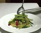 【味仙青菜風】空芯菜のペペロンチーノ作り方11写真