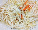もやしを茹でて、和えて、食べて。作り方3写真