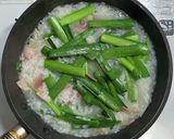 浅草の居酒屋で〆の定番☆ニラ玉がゆ作り方4写真