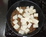 麻婆豆腐♪簡単豆腐と豚肉と冷蔵庫の材料で作り方7写真
