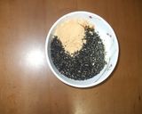 黒胡麻アーモンドヨーグルト♪簡単作り方3写真
