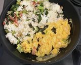☆簡単☆小松菜とベーコンのコク旨炒飯作り方3写真