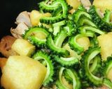 鶏もも肉&薄揚げのゴーヤーチャンプルー作り方2写真