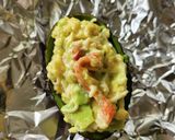 絶賛アボカド&カニかまタルタルチーズ焼作り方3写真