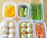 超小かぶと鶏団子、海老と野菜の夏おでん♪作り方3写真