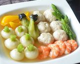 超小かぶと鶏団子、海老と野菜の夏おでん♪作り方11写真