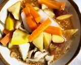 お一人様冷凍麺に根菜トマトウスターナムル作り方9写真