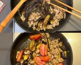 豚バラのナストマ中華風炒め作り方4写真