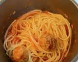 カリオストロの城ミートボールスパゲッティ作り方2写真