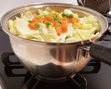 ヘルシー朝食♪野菜とツナと豆のポトフ作り方1写真