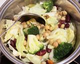 ヘルシー朝食♪野菜とツナと豆のポトフ作り方2写真