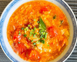 中華　ふわっと　　　　卵とトマトのスープ作り方10写真