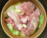 簡単　豚肉の蒸籠蒸し作り方2写真