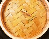 簡単　豚肉の蒸籠蒸し作り方3写真