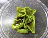 ピーマン大量消費！レンチン麺つゆ中華漬け作り方4写真