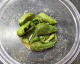 ピーマン大量消費！レンチン麺つゆ中華漬け作り方5写真