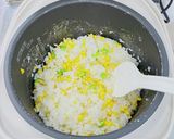甘さ際立つえだまめコーンごはん作り方5写真